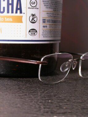 Silhouette Titan Frameless Spring Clear Stripe Eyeglasses Made in Austria